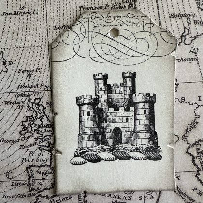 Ritterburg Stempel Burg Motivstempel Mittelalter Makistamps