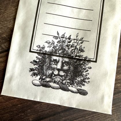 Lion rubber stamp heraldry - unmounted rubber stamp or cling stamp option (250207) - Image 3