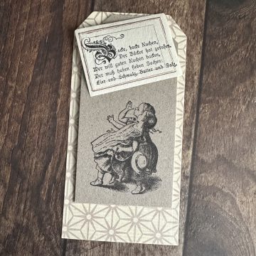 Rubber art stamp two happy girls nostalgia series - unmounted rubber stamp or cling stamp option (250119)