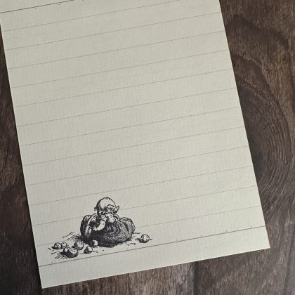 Nostalgie Stempel Serie: Kleines Mädchen mit Äpfeln - unmontiert oder auf Haftschaum (250103) – Bild 3
