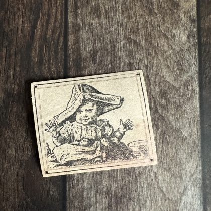 Rubber stamp baby nostalgia series - unmounted rubber stamp or cling stamp option (250120) - Image 3