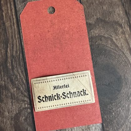 German text rubber stamp nostalgia series - unmounted rubber stamp or cling stamp option (250116) - Image 3