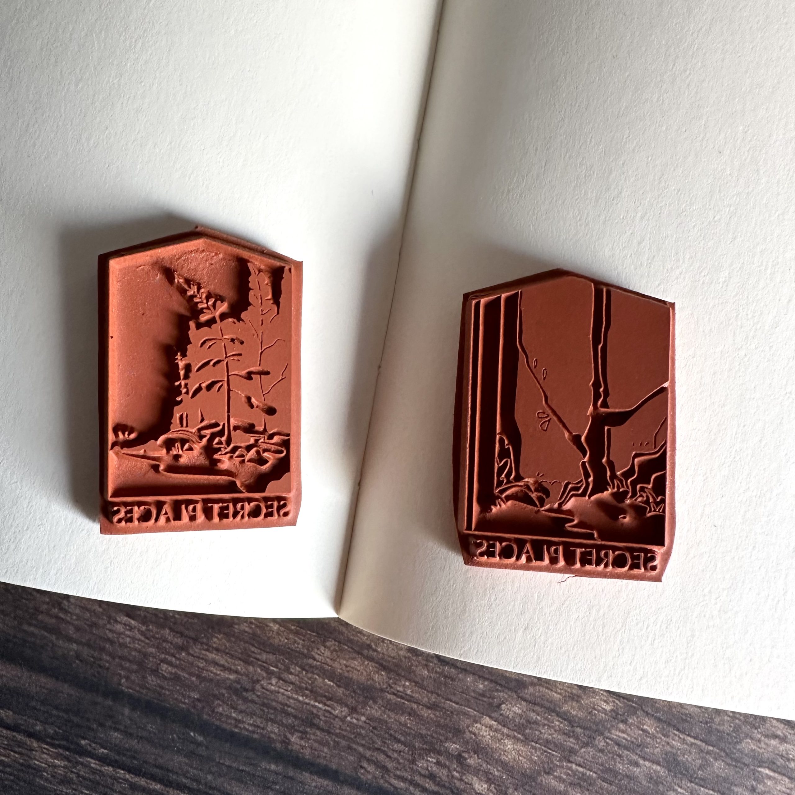 Rubber stamp set Secret Places poetry collection MAKI*Frieda - unmounted rubber stamp or cling stamp option (260103) - Image 2