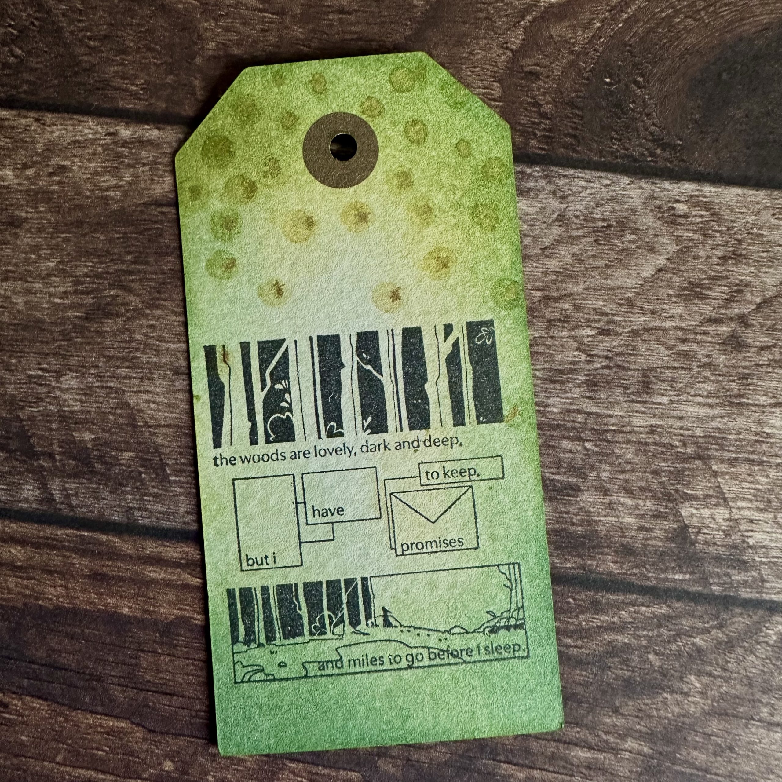 Beautiful poem rubber stamp poetry collection MAKI*Frieda - unmounted rubber stamp or cling stamp option (260101) - Image 3