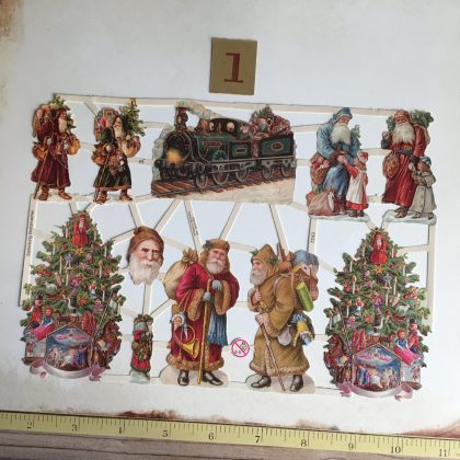 Paper scraps german vintage style / Christmas 1 (170008)