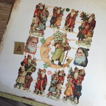 German paper scraps vintage style / Christmas 4 (170011)