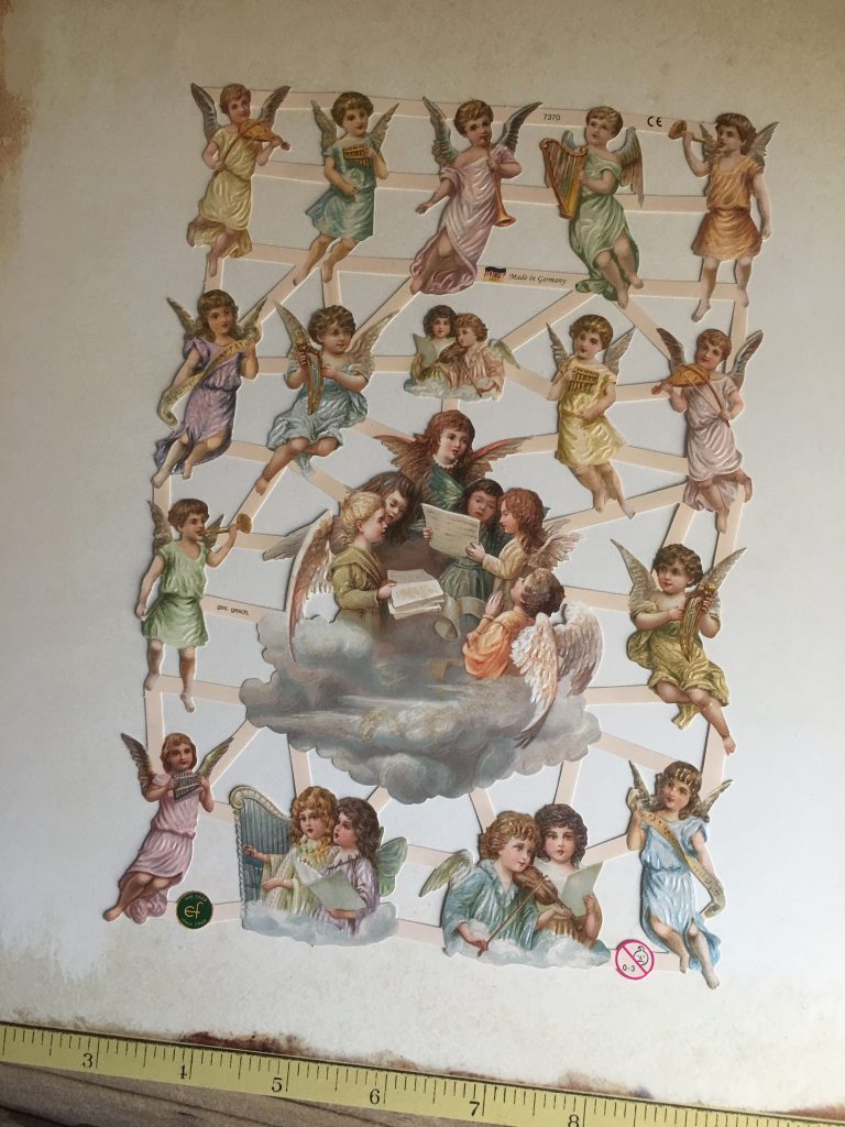 Oblaten / Glanzbilder Engel (170026) MAKI stamps