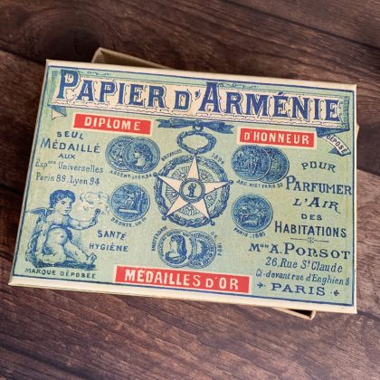 Vintage Box Papier d’Arménie 1900 MAKIstamps