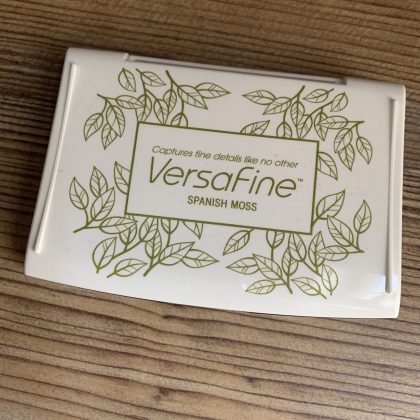 Green Versafine ink pad Spanish Moss MAKIstamps rubber stamps