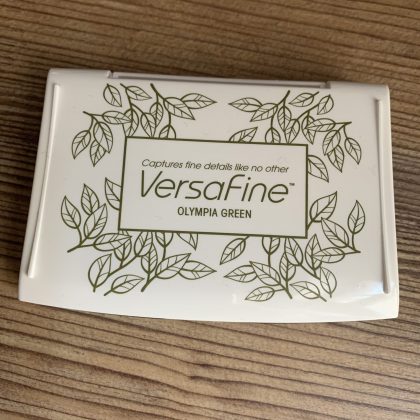 Green Versafine ink pad Olympia Green MAKIstamps rubber stamps