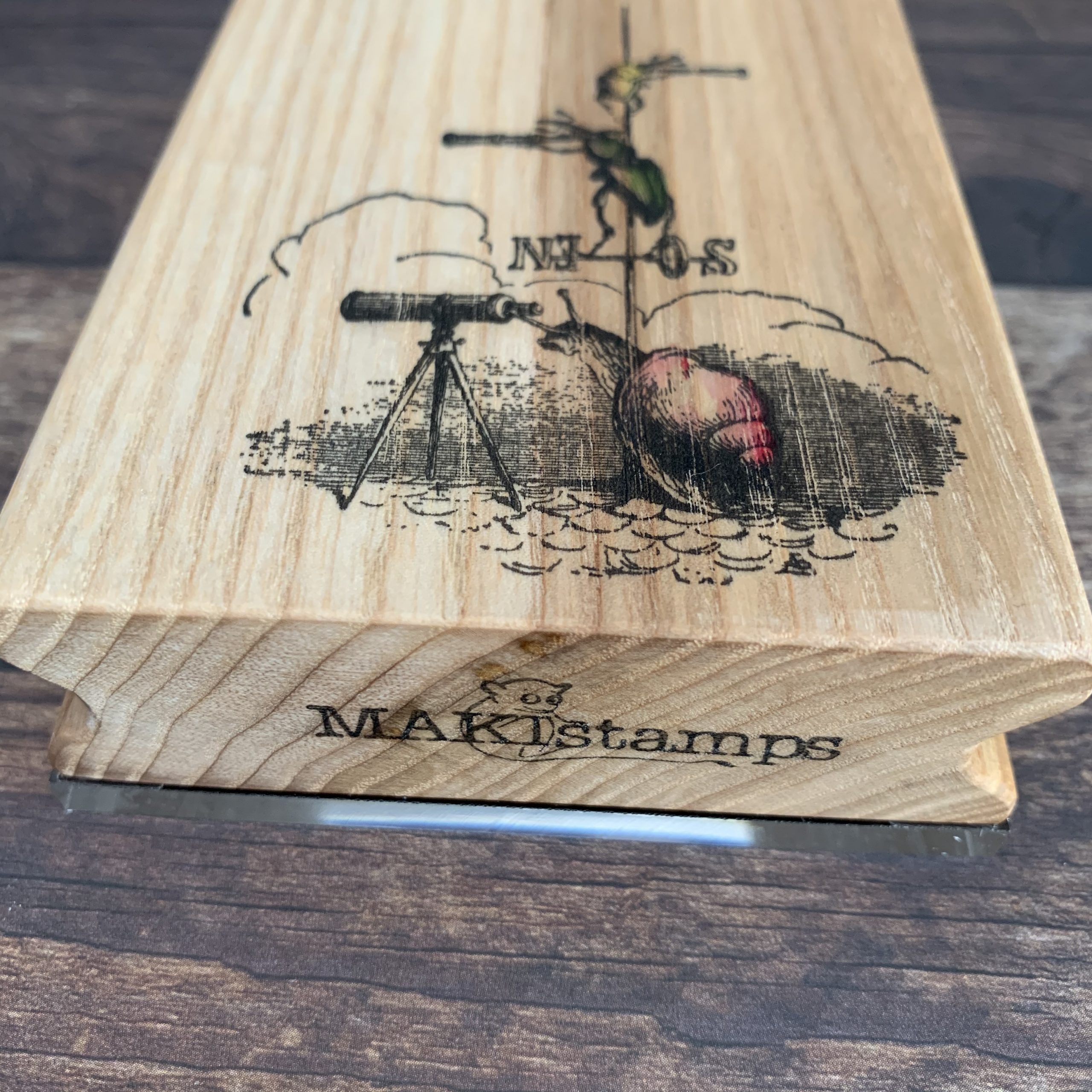 MAKIblock acrylic block for cling stamps MAKIstamps