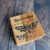 Smaller MAKIblock stamping block (this one has a TWIN) apple wood and acrylic layer size  60x60x30mm to use with EZ mounted rubber stamps = cling stamps (200000-13a) - Image 2