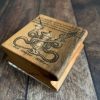 Smaller MAKIblock stamping block (this one has a TWIN) apple wood and acrylic layer size  60x60x30mm to use with EZ mounted rubber stamps = cling stamps (200000-16a) - Image 3