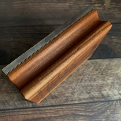 MAKIblock Stempelblock aus Pflaumenholz und Acryl 80 x 100 x 30 mm mit Griffmulde (190000-61) – Bild 3