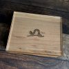 MAKIblock stamping block Black Cherry wood and acrylic layer size  80x100mm to use with EZ mounted rubber stamps = cling stamps (190000-58) - Image 2