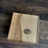 Smaller MAKIblock stamping block apple wood and acrylic layer size  60x60x30mm to use with EZ mounted rubber stamps = cling stamps (200000-17) - Image 2