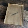 MAKIblock stamping block Black Walnut wood and acrylic layer size  80x100mm to use with EZ mounted rubber stamps = cling stamps (190000-55) - Image 2