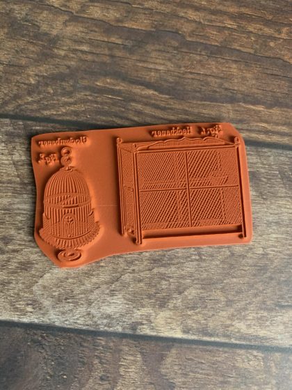 Rubber stamp set antique bird cages (210104) - unmounted or EZ-mounted - Image 2