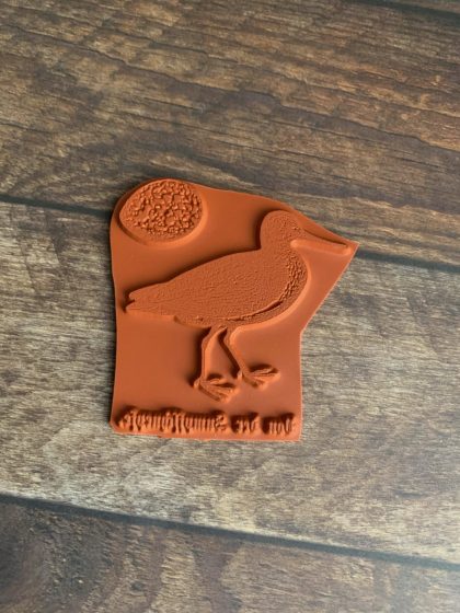 Rubber stamp set snipe with egg (210106) - unmounted or EZ-mounted - Image 2