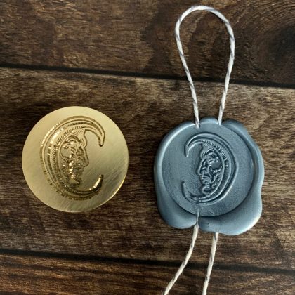 wax seal stamp moon MAKIstamps