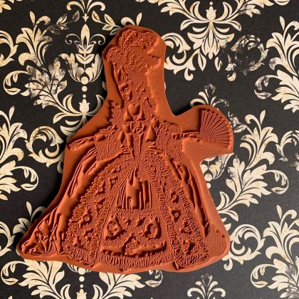 rubber stamp fancy lady MAKIstamps