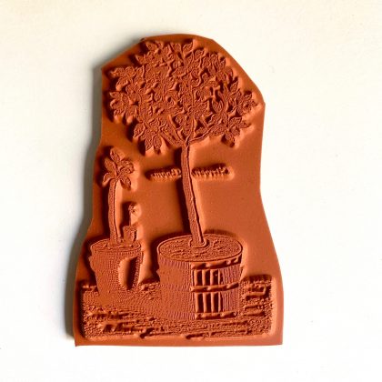 Stempel Zitronenbäumchen - unmontiertes Stempelgummi oder EZ-montiert (210214) – Bild 2