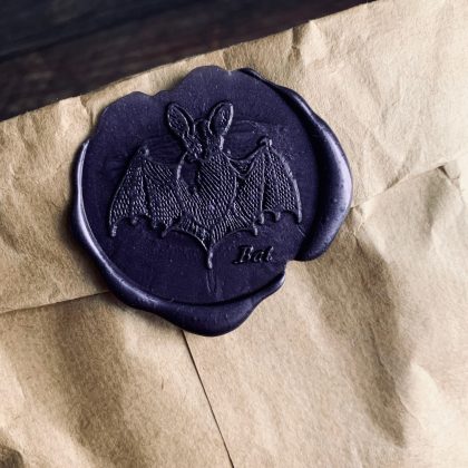 Halloween sealing wax stamp bat MAKIstamps