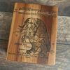 MAKIblock stamping block Plum wood and acrylic layer size  80x100mm to use with EZ mounted rubber stamps = cling stamps (190000-68)