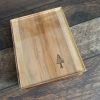 MAKIblock stamping block Plum wood and acrylic layer size  80x100mm to use with EZ mounted rubber stamps = cling stamps (190000-68) - Image 2