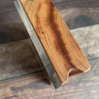 MAKIblock Stempelblock Pflaumenholz und Acryl 80 x 100 x 30 mm mit Griffmulde (190000-72) – Bild 4