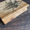 MAKIblock stamping block cherry wood and acrylic layer size  80x100mm to use with EZ mounted rubber stamps = cling stamps (190000-81) - Image 2