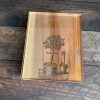 MAKIblock stamping block Plum wood and acrylic layer size  80x100mm to use with EZ mounted rubber stamps = cling stamps (190000-83) - Image 2