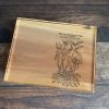 MAKIblock stamping block Plum wood and acrylic layer size  80x100mm to use with EZ mounted rubber stamps = cling stamps (190000-84) - Image 2