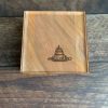 Smaller MAKIblock stamping block apple wood and acrylic layer size  60x60x30mm to use with EZ mounted rubber stamps = cling stamps (200000-21) - Image 2