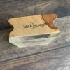 Smaller MAKIblock stamping block fine apple wood and acrylic layer size  60x60x30mm to use with EZ mounted rubber stamps = cling stamps (200000-23) - Image 5