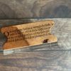 Smaller MAKIblock stamping block fine apple wood and acrylic layer size  60x60x30mm to use with EZ mounted rubber stamps = cling stamps (200000-25) - Image 2