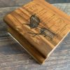 Smaller MAKIblock stamping block fine apple wood and acrylic layer size  60x60x30mm to use with EZ mounted rubber stamps = cling stamps (200000-26) - Image 2
