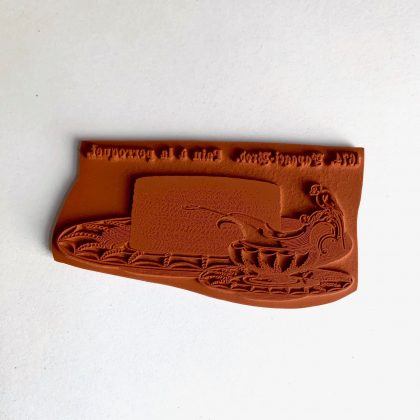 Dessert Stempel Papagei Brod - unmontiertes Stempelgummi oder auf Haftschaum (210405) – Bild 2