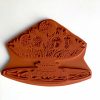 Orangen Dessert Stempel - unmontiertes Stempelgummi oder auf Haftschaum (210408) – Bild 2