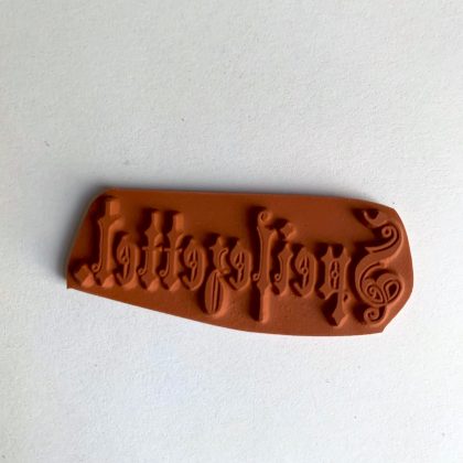 2 stamps set Christmas dinner and german text menu - unmounted rubber or cling stamp option (210412) - Image 3