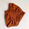 Rubber art stamp Alice in Wonderland messenger hare - unmounted rubber or cling stamp option (210504) - Image 2