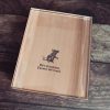MAKIblock stamping block Pear wood and acrylic layer size  80x100mm to use with EZ mounted rubber stamps = cling stamps (190000-92) - Image 2