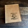 MAKIblock stamping block cherry wood and acrylic layer size  80x100mm to use with EZ mounted rubber stamps = cling stamps (190000-87) - Image 2
