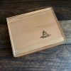 MAKIblock stamping block Pear wood and acrylic layer size  80x100mm to use with EZ mounted rubber stamps = cling stamps (190000-93) - Image 2