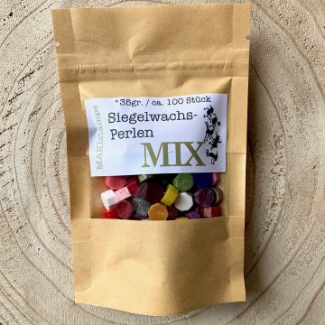 35gr Sealing wax beads colour MIX approx. 100 pieces (210000-x)