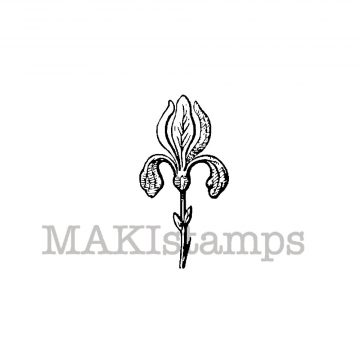 kleiner Stempel Iris / Wappen Blume (150719)