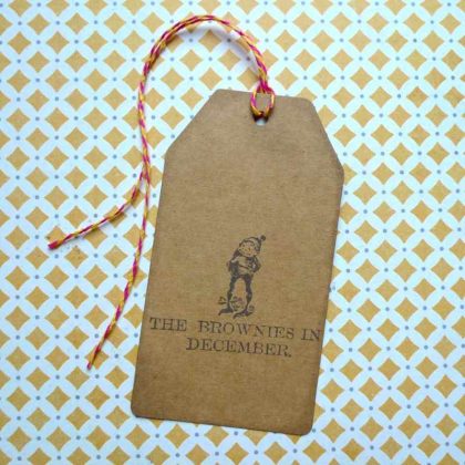 The Brownies in December 2 - unmontiertes Stempelgummi oder auf Haftschaum (131102) – Bild 3
