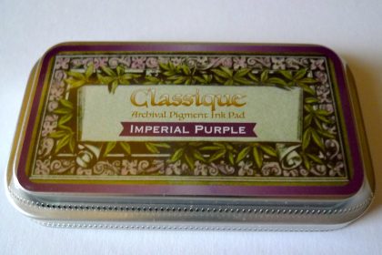 inkpad tsukineko classique imperial purple