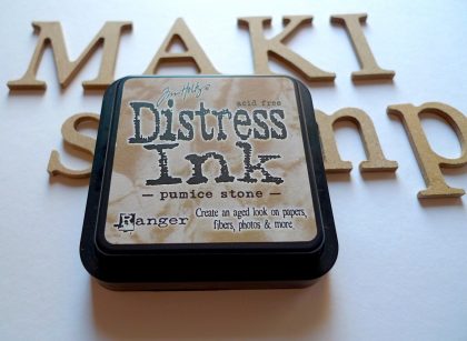 inkpad distress ink pumice stone