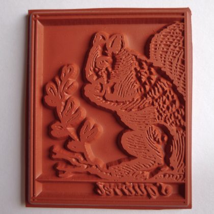 quirrel rubber stamp MAKIstamps